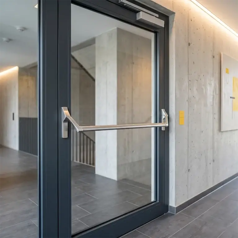 Fluchtwegsystem Zürich – normkonforme Panikbeschläge EN 1125 von Schlüssel Meier GmbH
